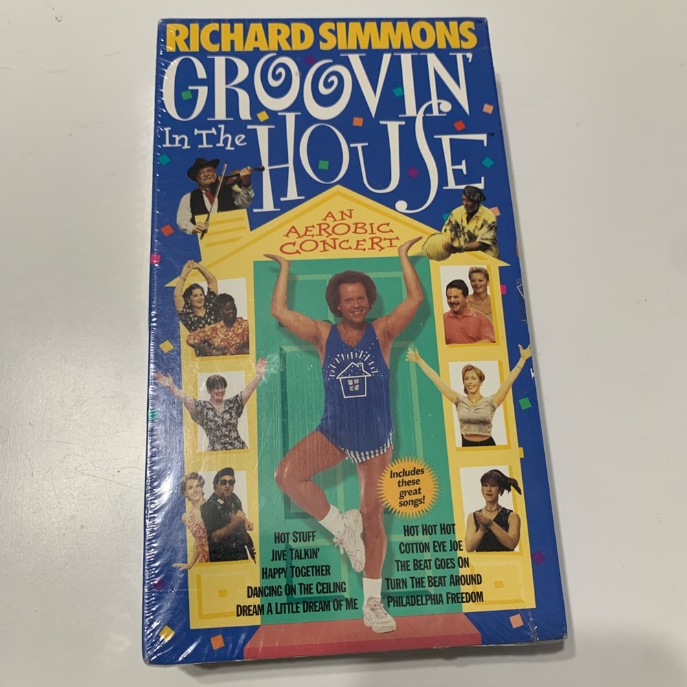 "Groovin in the House" Richard Simmons Sealed VHS